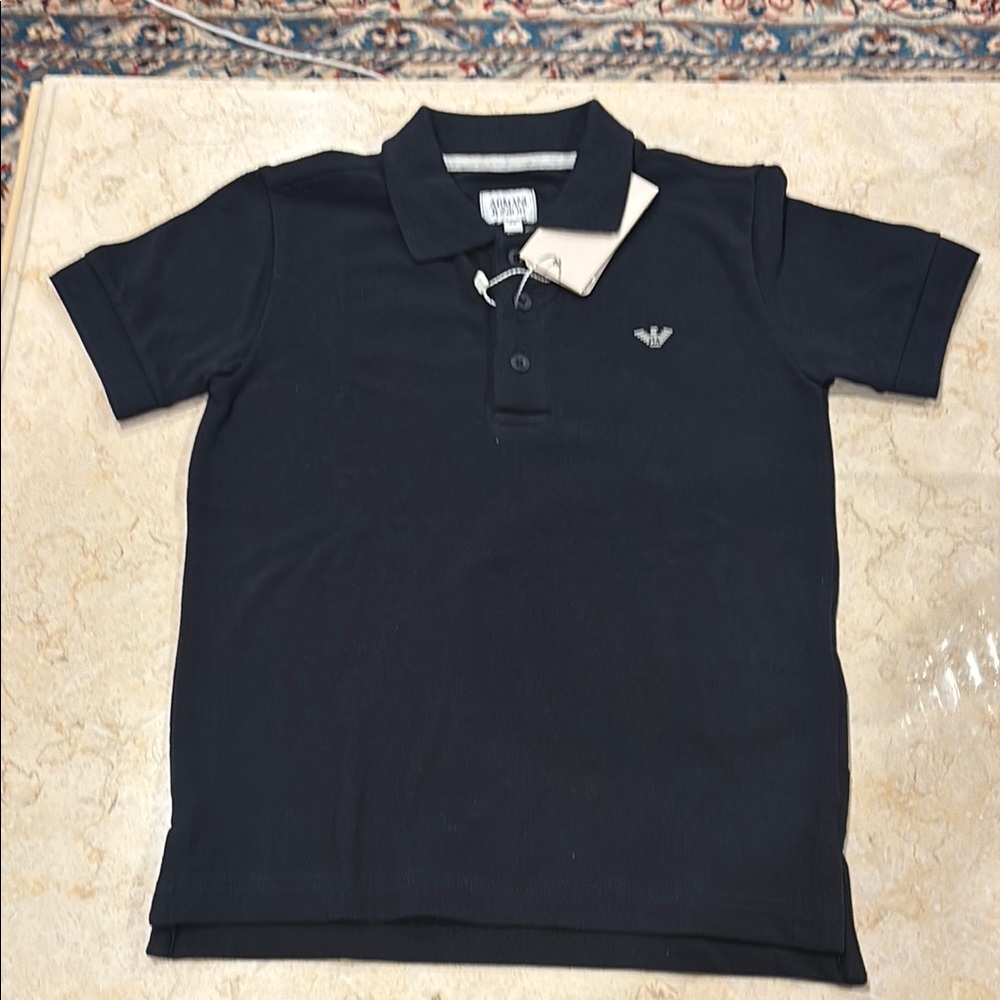 Emporio Armani Kids Navy Polo Shirt